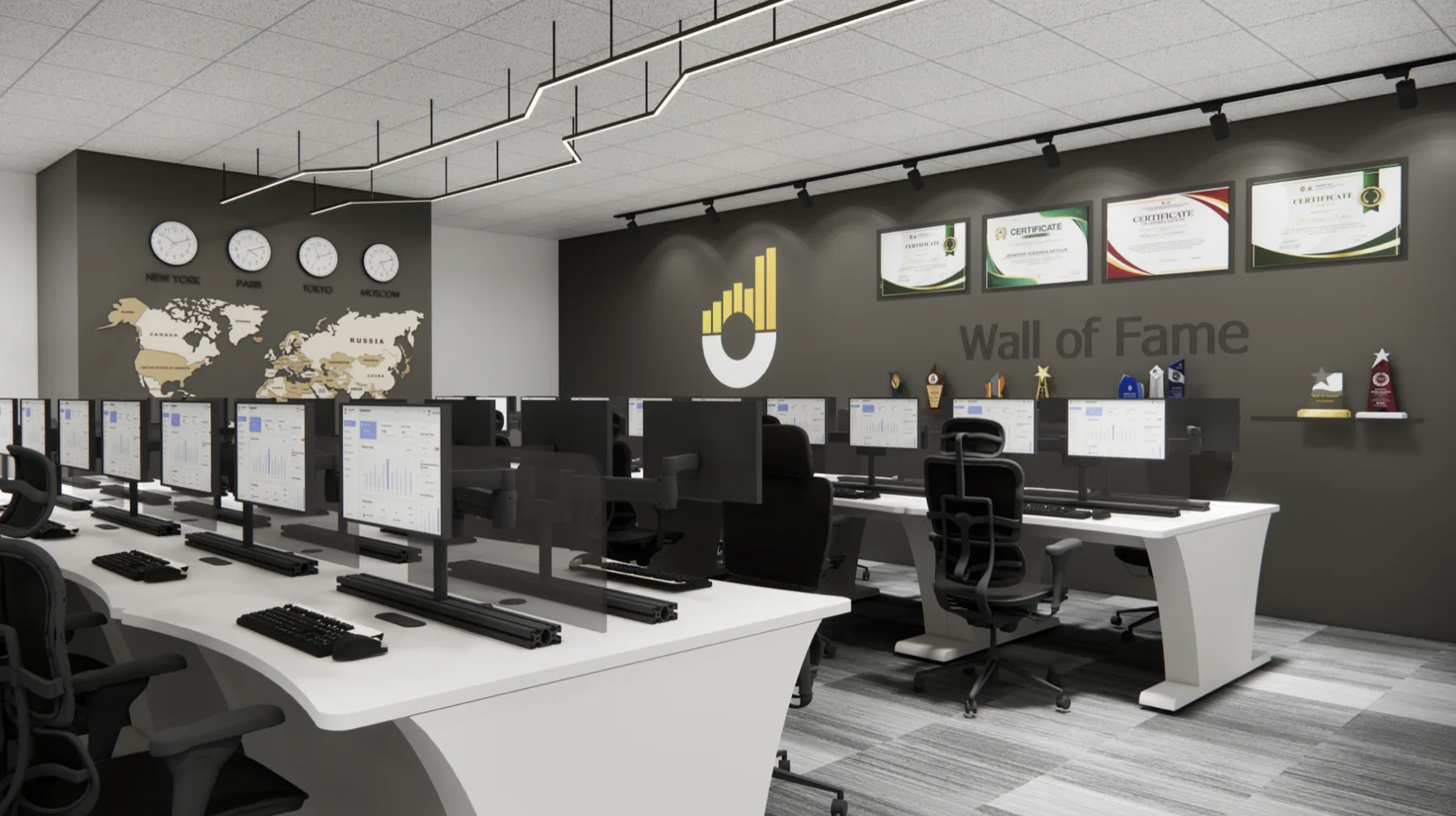 Datanitiv technology office meeting room concept
