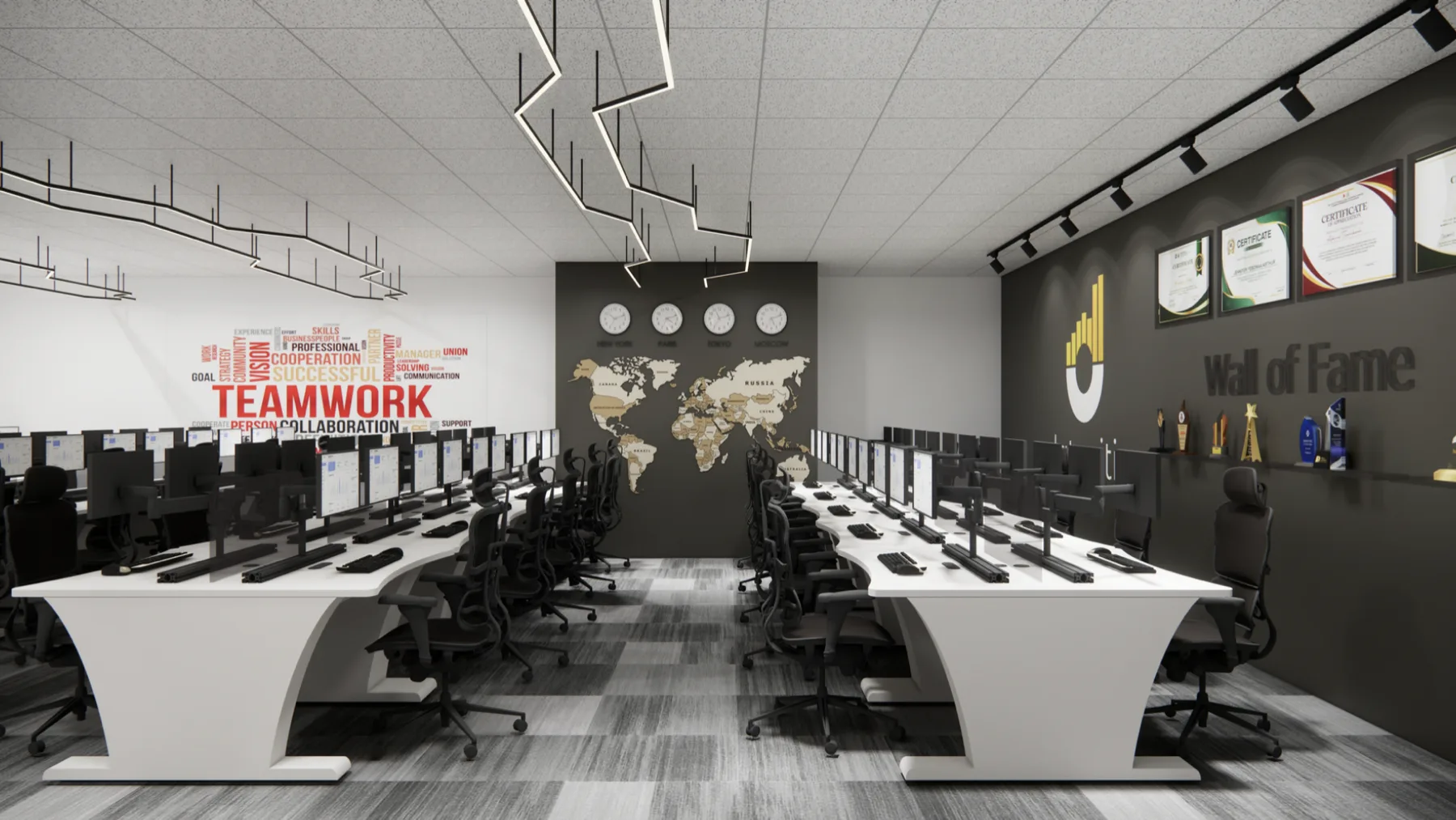 Datanitiv technology operations floor concept
